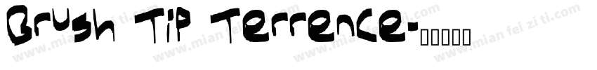 Brush Tip Terrence字体转换